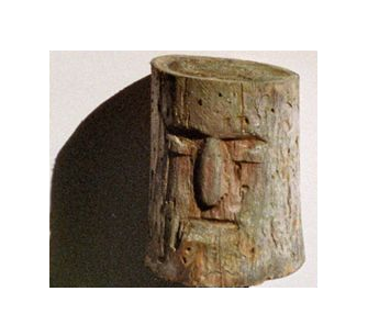 Gesicht 3 I Holz I 15,0 x 21,5 x 15,0