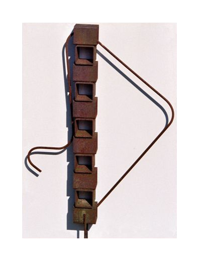 Die andere Seite des Glu?cks I Vierkanteisen und Rundeisen I 91 x 93 x 10 I 2003