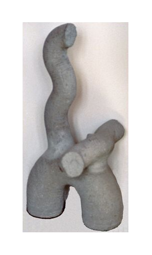 Mutter und Kind I Betonguss I 32 x 62 x 38 I 2009